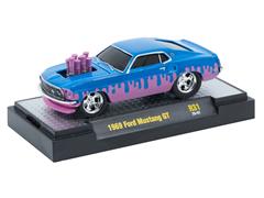 M2MACHINES #82161-31-B - 1969 Ford Mustang GT in Pink and Blue