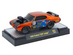 M2MACHINES #82161-31-C - 1969 Pontiac GTO Judge in Orange with 8 Ball Decal