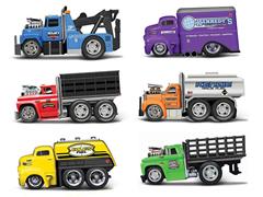 MAISTO #11623-CASE - Muscle Machines Work Rigs 25th Anniversary - 12 Pieces in a Factory Sealed Non-Returnable CASE