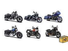 31360AQ-CASE - Maisto Diecast Harley Davidson Series 43 Twelve