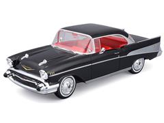 MAISTO #31477BK - 1957 Chevrolet Bel Air Coupe in Black
