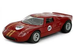MAJORETTE #8505001008 - # 25 - 1965 Ford GT40 MK1 in Metallic Red with Gold Stripes - Collection Series