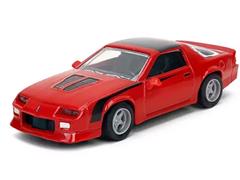 MAJORETTE #8505001010 - 1985 Chevrolet Camaro in Red with Black Top and Stripes - Collection Series
