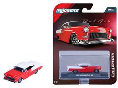 MAJORETTE #8505001013 - 1955 Chevrolet Bel Air in Red and White - Collection Series
