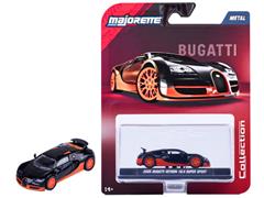 MAJORETTE #8505001018 - Bugatti Veyron SS in Black and Orange - Collection Series