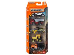 MATCHBOX #C1817-JBX34 - Construction Vehicles - 5-Piece Gift Pack