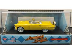 MOTORMAX #73800AG-Y - 1956 Ford Thunderbird Convertible in Yellow - American Graffiti