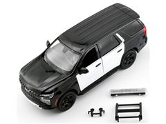 MOTORMAX #76816-BKW - 2025 Chevrolet Tahoe PPV in Black and White - Builder Kit