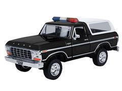 76983BK - Motormax Police 1978 Ford Bronco Hard