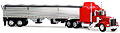 NEW-RAY - 15253 - Kenworth W900 with 