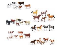 05593-CASE - New-Ray Toys Farm Cow Horse Sets 12