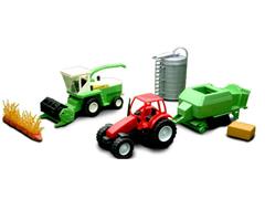 05985-A - New-Ray Toys Country Life Farm Tractor Playset