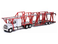 New-Ray Toys Freightliner 114SD Car Carrier Cab is diecast