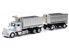 15223B - New-Ray Toys Kenworth W900 Double Dump Truck