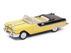 NEW-RAY #48017N-17 - 1955 Pontiac Starchief in Yellow and Black - Classic American Car
