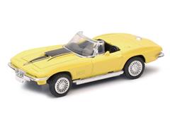 NEW-RAY #48017N-9 - 1967 Chevrolet Corvette in Yellow - Classic American Car