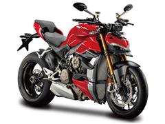 NEW-RAY #58273 - Ducati Street Fighter V4S Motorcycle in Red