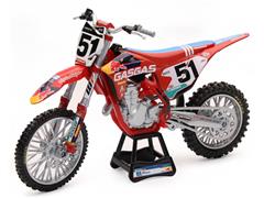 NEW-RAY #58303 - Troy Lee Designs Redbull GASGAS MC 450F Dirt Bike - #51 Justin Barcia