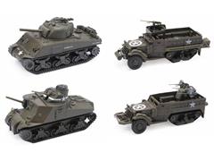 NEW-RAY #61537D-CASE - Classic Tank Plastic Model Kits - 12 Pieces in a non-Returnable Factrory Sealed Case