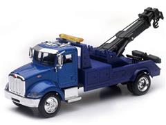 NEW-RAY #AS-15533A-5 - Peterbilt 335 Towing in Blue