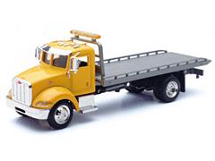 NEW-RAY #AS-15533A-6 - Peterbilt 335 Roll-Off in Yellow and Grey