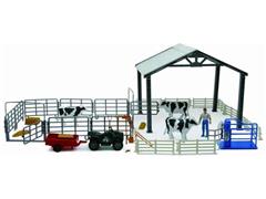 SS-05045 - New-Ray Toys Dairy Pole Barn