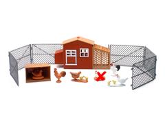 SS-05116-X - New-Ray Toys Country Life Large Chicken Playset