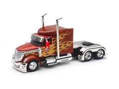 NEW-RAY #SS-15241-D-X - International Lonestar in Red with Yellow Flames