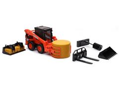 NEW-RAY #SS-33136D - Kubota SSV65 Skid Loader with Interchangeable Parts