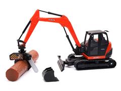 SS-33166 - New-Ray Toys Kubota KX080 4 Compact Excavator