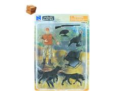 SS-76302-C-BOX - New-Ray Toys Turkey Hunting Playset MODEL IS