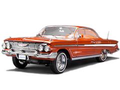 SUNSTAR #SS-2113 - 1961 Chevrolet Impala Hard Top Lowrider in Orange