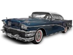 SUNSTAR #SS-4808 - 1958 Buick Limited Riviera Coupe in Glacier White and Dark Turquoise Poly