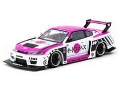 TARMAC WORKS #T43-029-AF - Auto Finesse - Nissan Silvia S15 LB-Super Silhouette in Pink and White