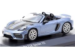TARMAC WORKS #T64MC-008-VG - Porsche 718 Spyder RS in Metallic Gray