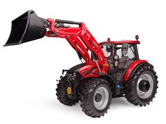 UNIVERSAL HOBBIES #6822 - Case IH Farmall 120C Tractor with Front Loader in Red
