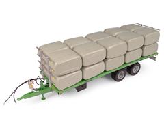 UNIVERSAL HOBBIES #6881 - Square Silage Hay Bales Wrapped in Green Tan - 20-Piece Pack