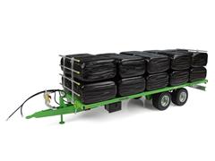 UNIVERSAL HOBBIES #6882 - Square Silage Hay Bales Wrapped in Black - 20-Piece Pack