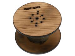 WBR017 - Weiss Brothers Wooden Cable Reel Round Reel is 28