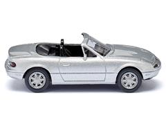 WIKING #018807 - 1989-90 Mazda MX5 Convertible in Metallic Silverstone