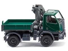 WIKING #036903 - Unimog U 20 with Loading Crane in Moss Green