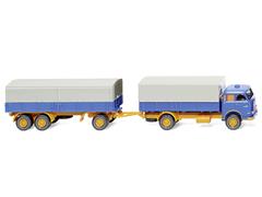 041604 - Wiking Model MAN Pausbacke Platform Trailer Truck