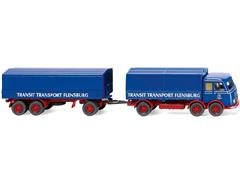 042902 - Wiking Model Transit Transport Flensburg Mercedes Benz LP 333