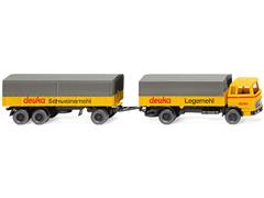 043201 - Wiking Model Deuka Mercedes Benz 1620 Flatbed