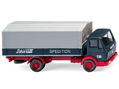 043703 - Wiking Model Spedition Schmidt Mercedes Benz NG Flatbed Truck