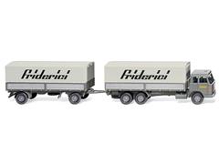 047502 - Wiking Model Friderici Hanomag Henschel Flatbed Road