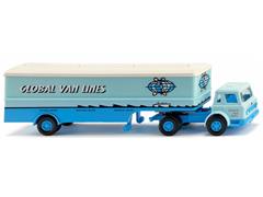 WIKING #051330 - Global Van Lines - 1962-79 International Harvester Box Truck