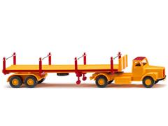 051844 - Wiking Model Scania Stanchion Trailer Truck