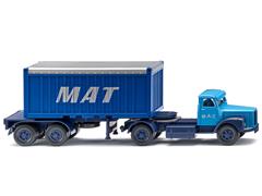 052604 - Wiking Model MAT Scania Container Trailer Truck