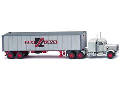 052707 - Wiking Model Sealand 1977 Peterbilt Container Tractor